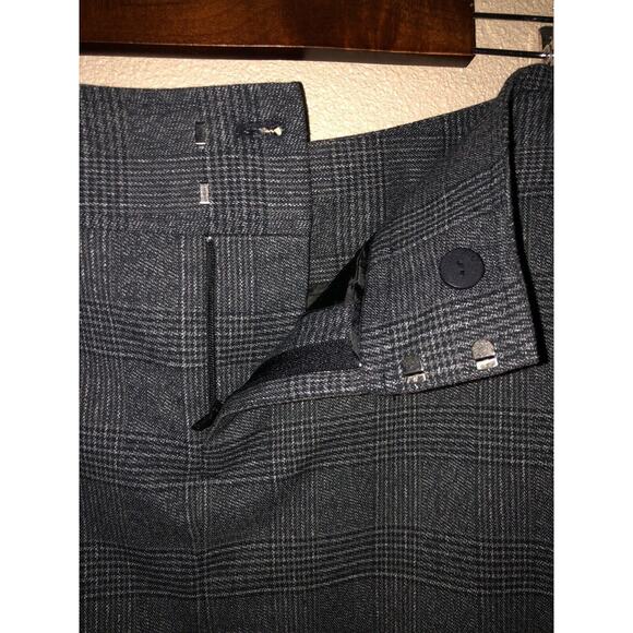 Eddie Bauer Preppy Academia Gray & Black Plaid Skirt 10 - Picture 3 of 10